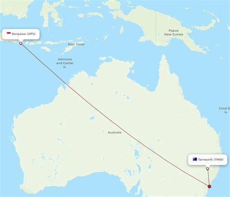 Flights from Tamworth (TMW) to Darwin (DRW) .